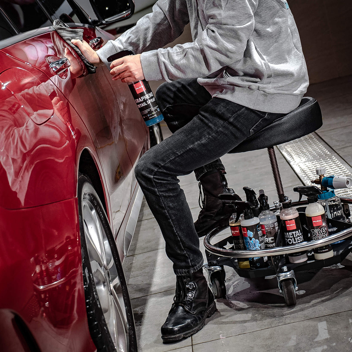 Maxshine Premium Rolling Detailing Chair MaxshineStore