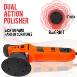 Maxshine M8S V2 8mm/1000W Upgrade Dual Action Polisher 5Inch-Dual Action Polisher-Maxshine-Detailing Shed