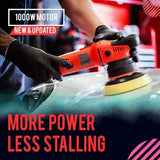 Maxshine M8S V2 8mm/1000W Upgrade Dual Action Polisher 5Inch-Dual Action Polisher-Maxshine-Detailing Shed