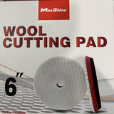 Maxshine Wool Cutting Pads 3/5/6 Inch-Heavy Cutting Pad-Maxshine-6 Inch-Detailing Shed